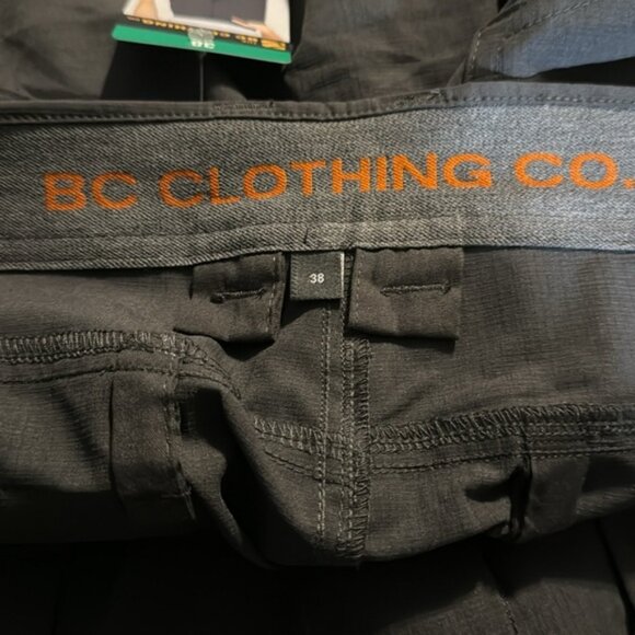 B.C Clothing Shorts 100% Polyester Size 38 - Picture 5 of 6